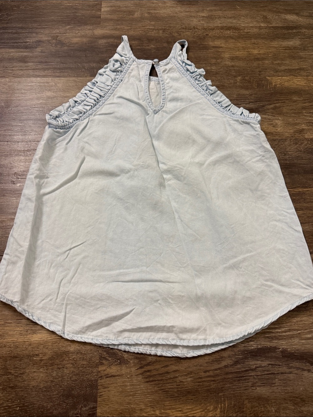 Blue Rain Light Blue Chambray Tank Top - Picture 2 of 3